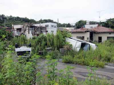 View of the Fukushima exclusion zone Courtesy of Don’t Follow the Wind